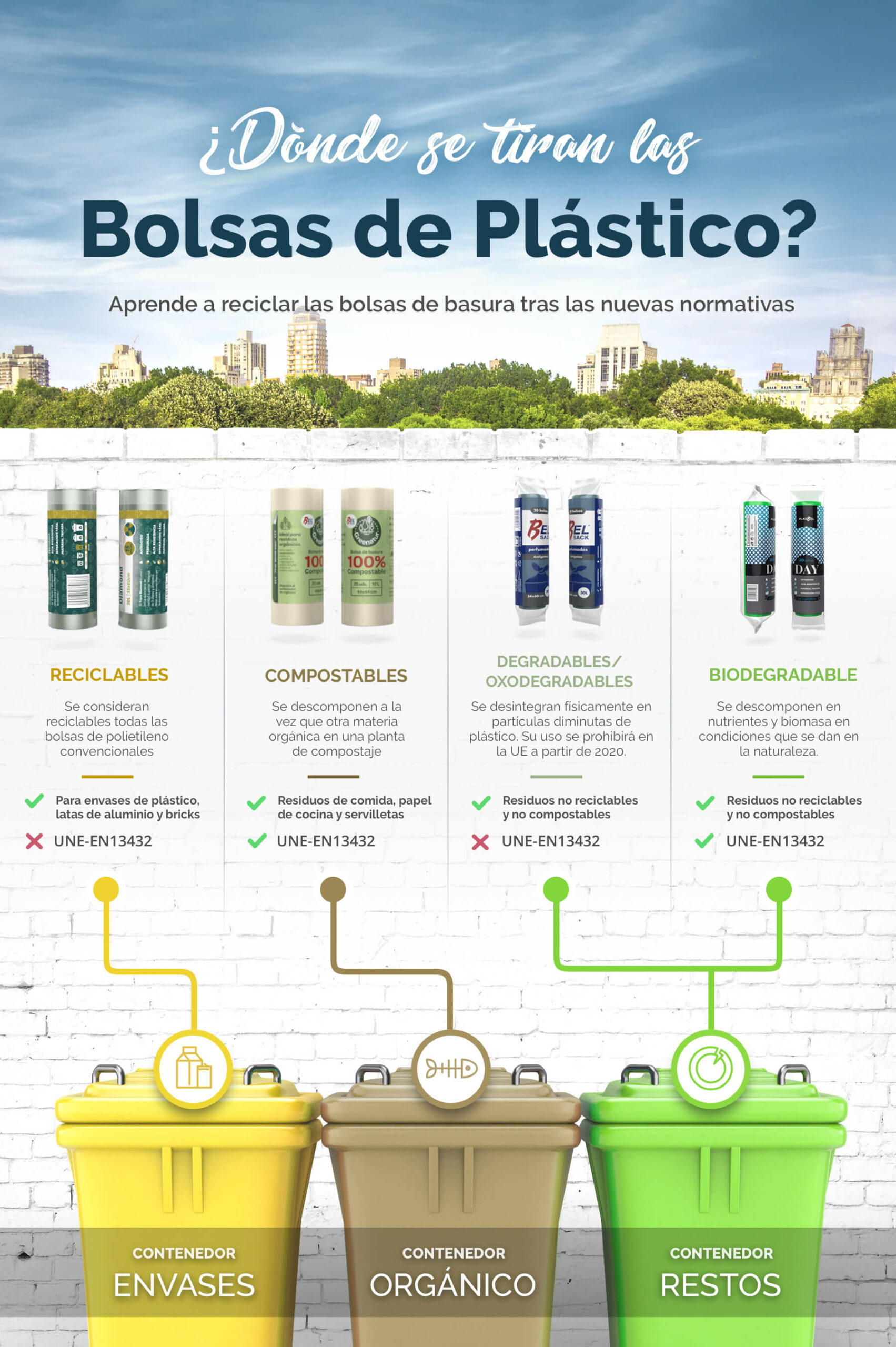 ¿Dónde se tiran las bolsas de plástico?- Vive Green