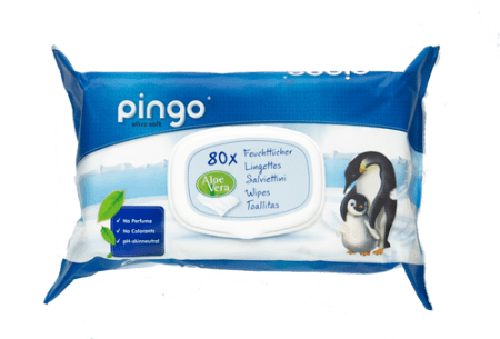 Pingo toallitas bebé. Llega un bebé a casa